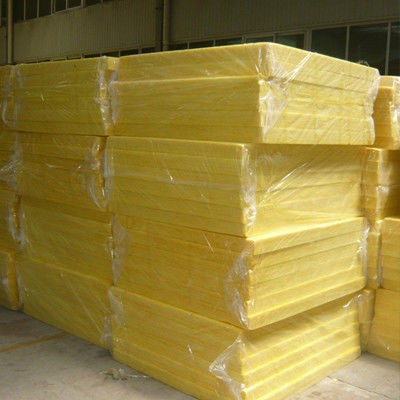 Haute densité à hautes températures de matériau de construction de laine de fibre de verre