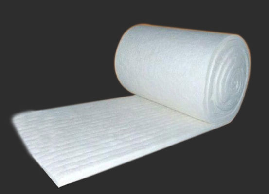 Blanc pur couvrant en céramique à hautes températures de panneau isolant de fibre en céramique