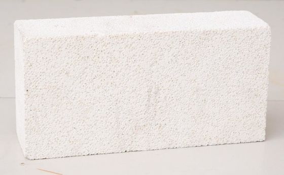 Couleur jaune blanche isolante thermique de la brique K23 K26 K28 d'isolation de mullite