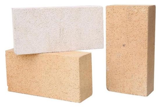 Couleur jaune blanche isolante thermique de la brique K23 K26 K28 d'isolation de mullite