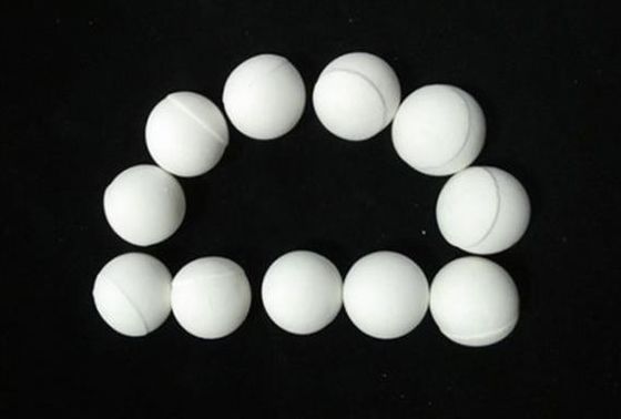 Résistance inerte de haute température de boules d'alumine d'industrie chimique