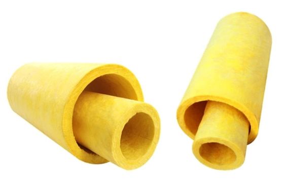 La laine jaune de fibre de verre s'est sentie/le poids léger de papier aluminium laine de verre