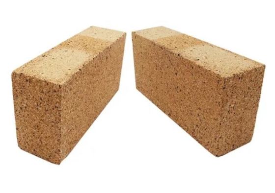Briques à hautes températures d'isolation de silicate de briques légères en aluminium d'argile