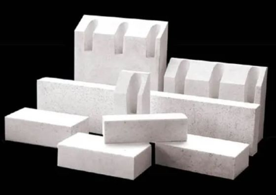 Personnalisable blanc de brique d'oxyde d'aluminium de briques de silicate d'alumine de doublure de four